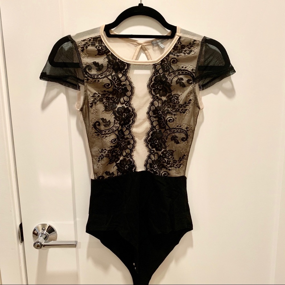 Charlotte Russe Lace Bodysuit